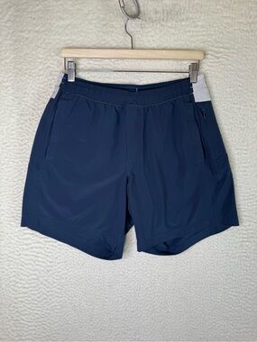 Birddogs Boom Lined Athletic Gym Shorts Navy / White Men's Size Medium Classic